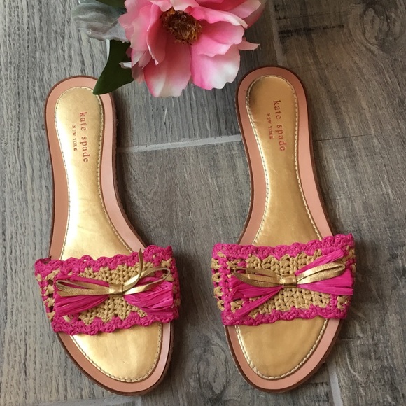 kate spade Shoes - KATE SPADE New York Slide On Flat Sandals